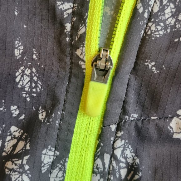 Nike Windbreaker Tree Branch Pattern Full Zip Jacket - Picture 4 of 10